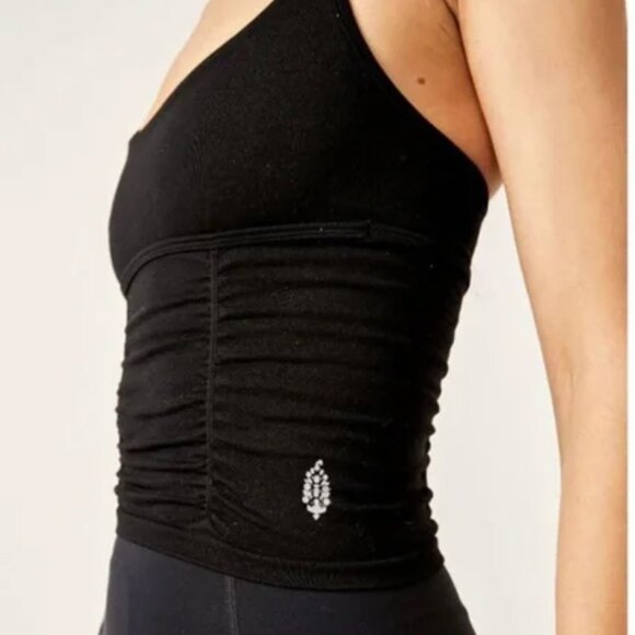FP Movement by Free People Other - FP Movement On the Rise Ruched Cami Crossback Strap Tank Top XS/S